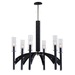 Maxim M39516CLBKWE Black / Wenge Mid Sized Chandelier