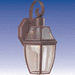 Maxim M4011CLBU Burnished Outdoor Entrance Wall Light