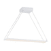 Maxim M57842WTWT White Linear Pendant