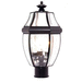 Maxim M6097CLBK Black Post Light