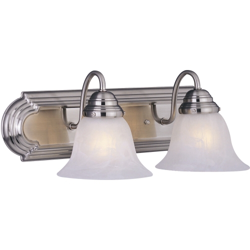 M85812MRSN Essentials ES 2 Bulb Bathroom Lighting - Satin Nickel