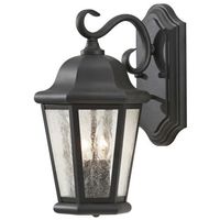  Martinsville Entrance Outdoor Wall Light - Black