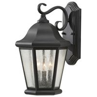  Martinsville Entrance Outdoor Wall Light - Black