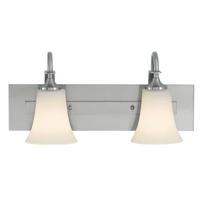  Barrington 2 Bulb Bathroom Lighting - Brushed Steel