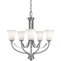  Barrington Mid Sized Chandelier Chandelier - Brushed Steel