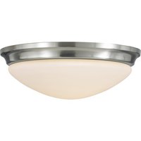  Barrington Flush Mount Ceiling Light - Brushed Steel