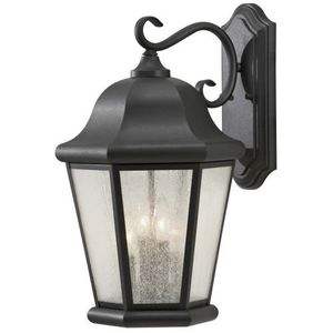 GLOL5904BK Martinsville Entrance Outdoor Wall Light - Black