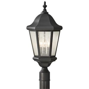 GLOL5907BK Martinsville Post Light Post Lights - Black