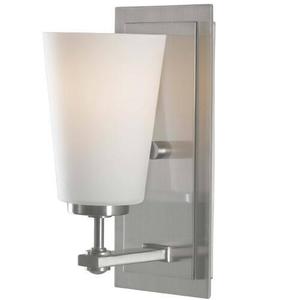 GLVS14901BS Sunset Drive 1 Bulb Wall Sconce - Brushed Steel