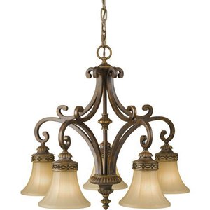 GLF23975WAL Drawing Room Mid Sized Chandelier Chandelier - Walnut