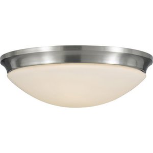 GLFM273BS Barrington Flush Mount Ceiling Light - Brushed Steel