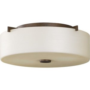 GLFM313CB Sunset Drive Flush Mount Ceiling Light - Corinthian Bronze