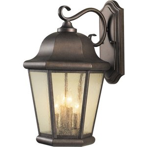 GLOL5904CB Martinsville Entrance Outdoor Wall Light - Corinthian Bronze