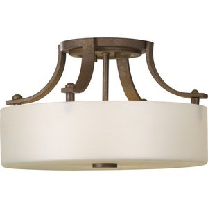 GLSF259CB Sunset Drive Semi Flush Mount Ceiling Light - Corinthian Bronze