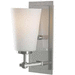 Generation Lighting GLVS14901BS Brushed Steel 1 Bulb Wall Sconce