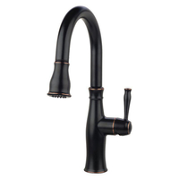 Pull-Out Spray Kitchen Faucet Single Handle Pull Down Spray