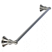 Miseno MBHWTB24ST15 Satin Nickel Towel Bar