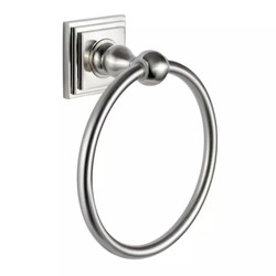  Baffi Towel Ring Bathroom Accessory - Satin Nickel