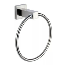  Elysa Towel Ring Bathroom Accessory - Satin Nickel