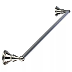 MBHWTB24ST15 Carlentini Towel Bar Bathroom Accessory - Satin Nickel MBHWTB24ST15 Carlentini Towel Bar Bathroom Accessory - Satin Nickel