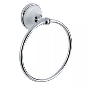 MBHWTR1BT26 Carrara Towel Ring Bathroom Accessory - Polished Chrome