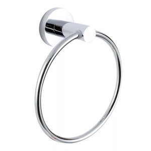 MBHWTR1LG26 Mia Towel Ring Bathroom Accessory - Polished Chrome MBHWTR1LG26 Mia Towel Ring Bathroom Accessory - Polished Chrome