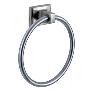 MBHWTR1BA15 Foggia Towel Ring Bathroom Accessory - Satin Nickel MBHWTR1BA15 Foggia Towel Ring Bathroom Accessory - Satin Nickel
