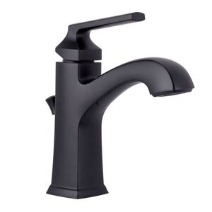 MNO611FB Elysa Single Hole Bathroom Faucet - Flat Black