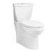 Miseno MNO490ECBWH White Two Piece Toilet