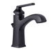 Miseno MNO611FB Flat Black Single Hole Bathroom Sink Faucet