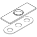 Moen M147204 Chrome Deck Plate Part