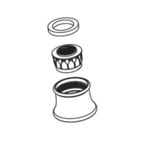  Vestige Aerator Kitchen Accessory - Chrome