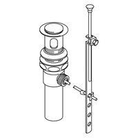  Commercial Lavatory Drain Bathroom Accessory - Chrome