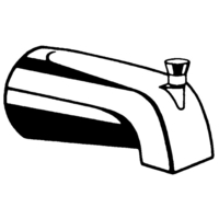 Tub Spout 5-1/2" Spout Length