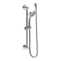  Hand Held Shower - Slide Bar Mount Shower Accessory - Chrome