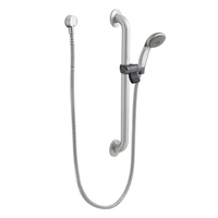  Hand Held Shower - Slide Bar Mount Shower Accessory - Chrome