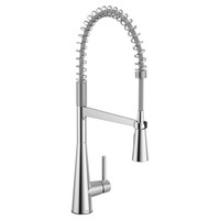  Sleek Pull-Out Spray Kitchen Faucet - Chrome
