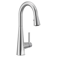  Sleek Single-Hole Bar Faucet - Chrome