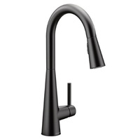  Sleek Pull-Out Spray Kitchen Faucet - Matte Black