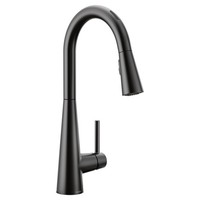  Sleek Pull-Out Spray Kitchen Faucet - Matte Black