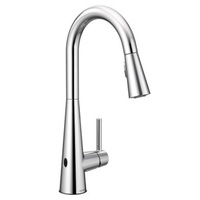  Sleek Pull-Out Spray Kitchen Faucet - Chrome