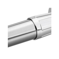  Donner Shower Curtain Rod Shower Curtain Rod - Polished Chrome