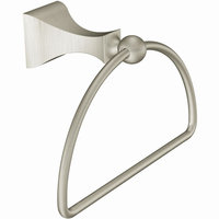  Retreat Towel Ring Bathroom Accessory - Brushed Nickel
