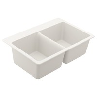 Double Bowl Kitchen Sink 33 x 22 x 9-1/2