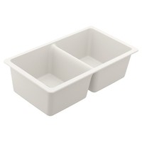 Double Bowl Kitchen Sink 33 x 18-1/2 x 9-1/2