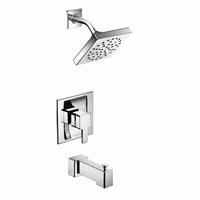  90 Degree Tub & Shower Faucet Trim Trim Kit - Chrome