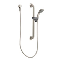  Hand Held Shower - Slide Bar Mount Shower Accessory - Classic Brushed Nickel