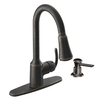  Bayhill Pull-Out Spray Kitchen Faucet - Mediterranean Bronze