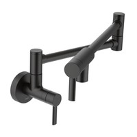  Modern Pot Filler Kitchen Faucet - Matte Black