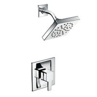  90 Degree Single Handle Shower Faucet - Chrome